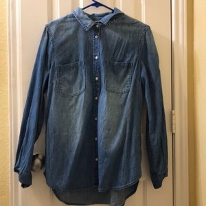 Merona Denim Button Up
